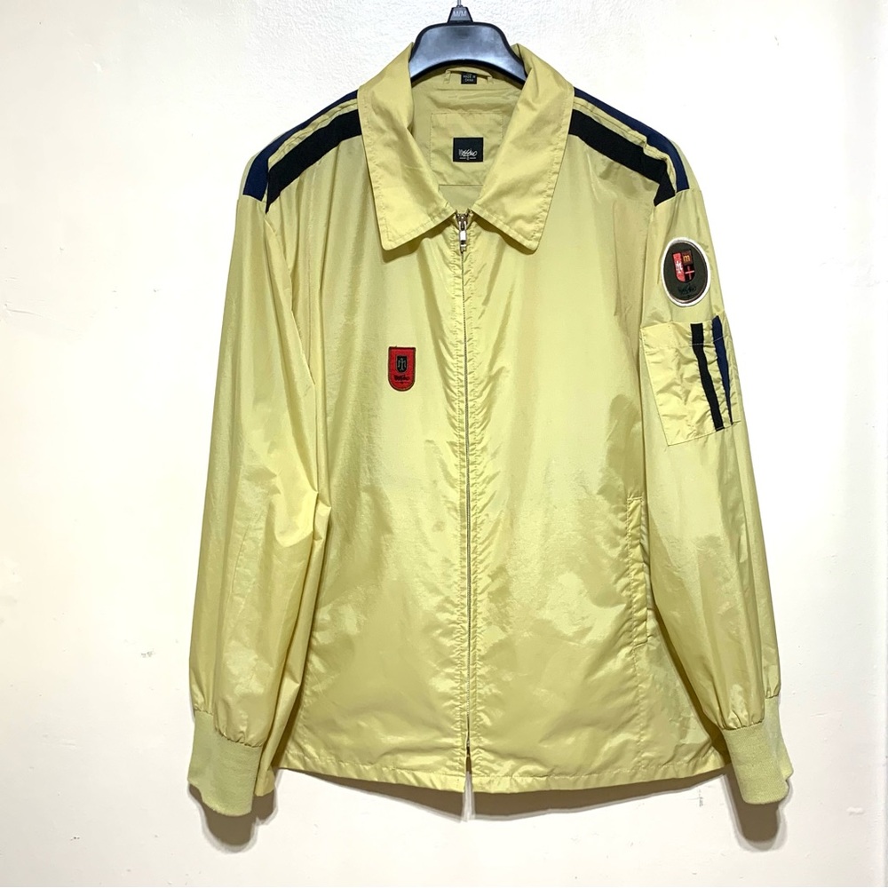 NWOT Mossimo Men’s Yellow Unlined Wind Breaker Light Jacket Size XL